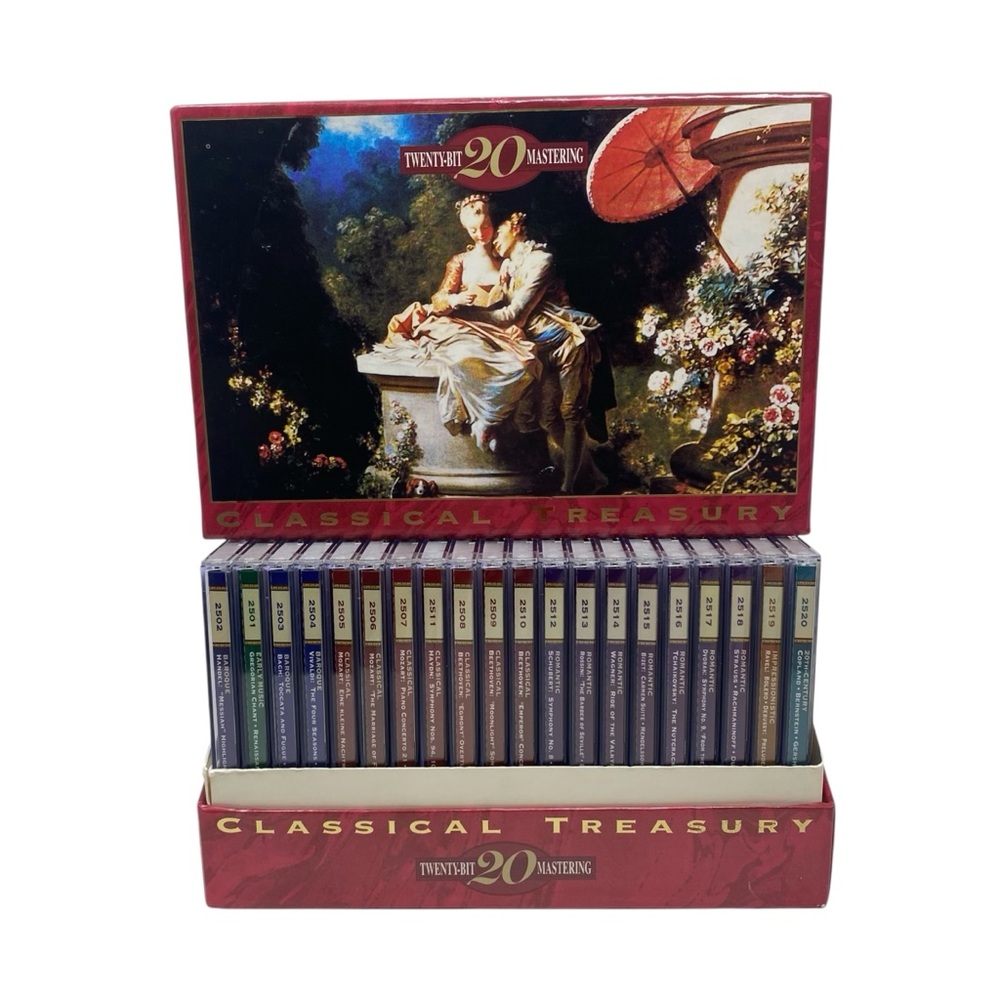 CLASSICAL TREASURY Boxed‎ Set Intersound 20 CD Fanfare Records Baroque Romantic